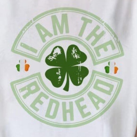 I Am The Redhead Shirt, Irish Shirt For St Patricks Day T-shirt - Picture 2 of 3